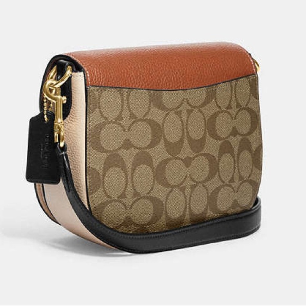 Coach Morgan Saddle Bag In Colorblock
Signature Canvas - Picture 4 of 16